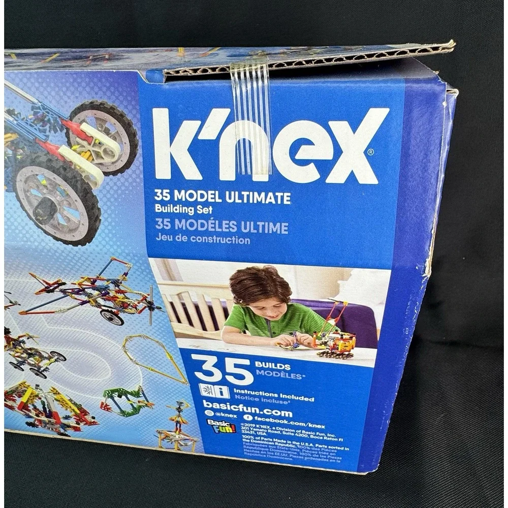 K'NEX Imagine 35 Model Building Set 480 Piece New In Package